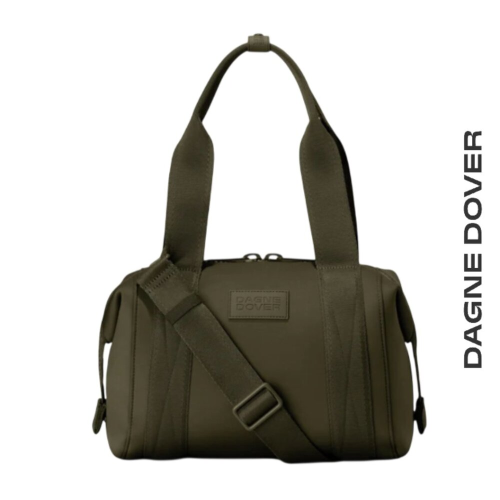 Dagne Dover |  Small Landon neoprene Carryall Bag, Green